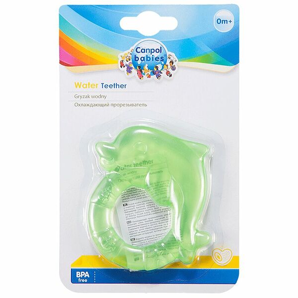 Canpol Babies прорезыватель водный охлаждающий дельфинчик