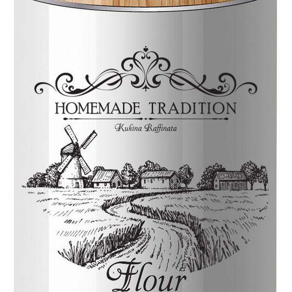 Банка для сыпучих продуктов жесть,1,1 л