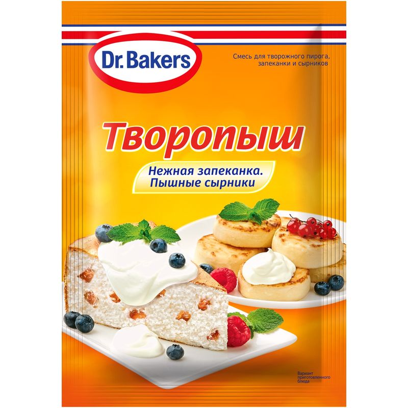 

Смесь для приготовления Dr.Bakers творожного пирога и запеканки 60 г
