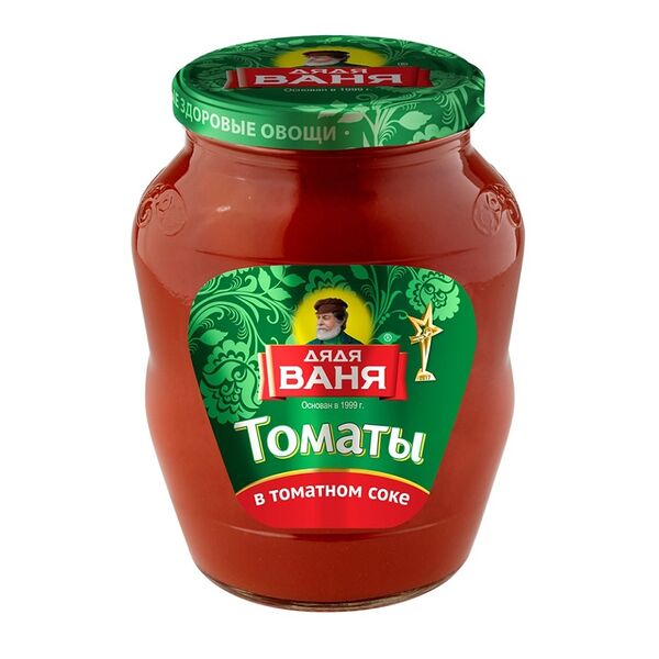 Томаты Дядя Ваня в томатном соке 680 г