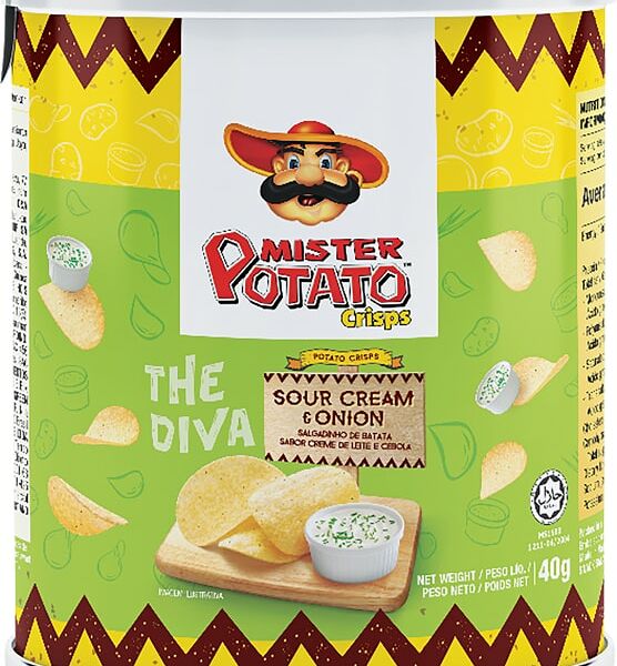 Чипсы Mr.Potato сметана лук 40г