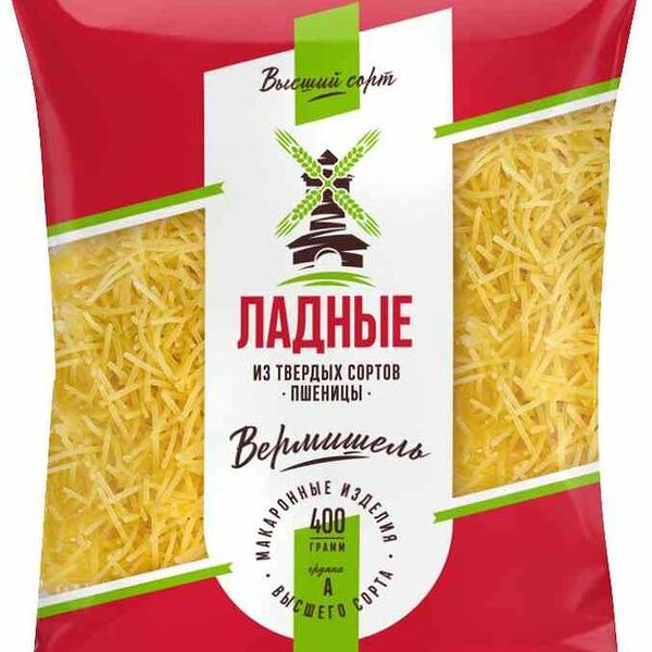Вермишель Ладные, 400г