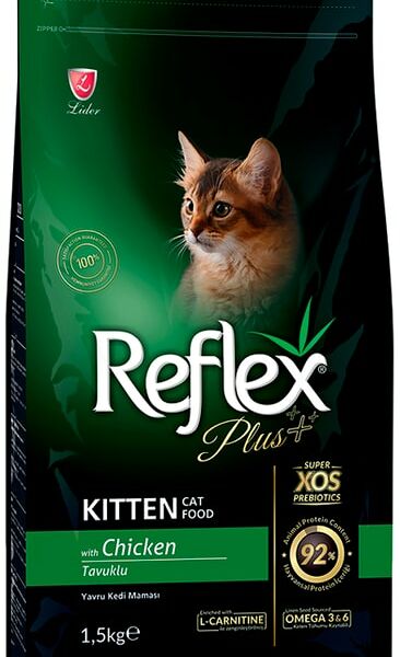 Сухой корм для котят Reflex Plus Kitten Food Chicken с курицей 1.5кг