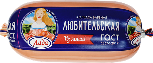 Колбаса вареная ЛАДА Любительская ГОСТ, 400г