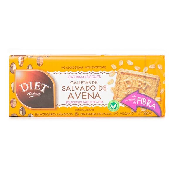 Печенье овсяное Diet Radisson с отрубями без сахара молока и яиц