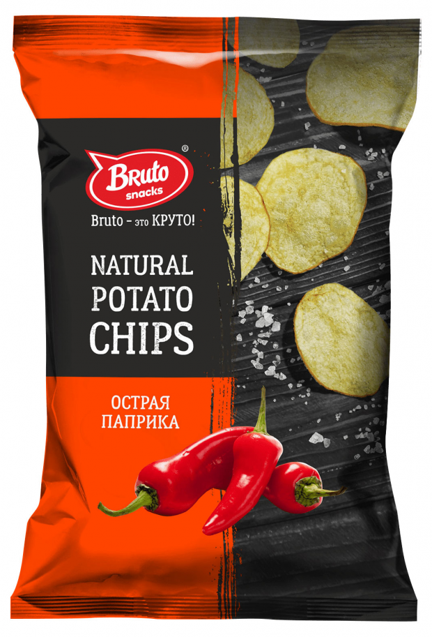 

Чипсы картофельные Bruto Острая паприка 130 г