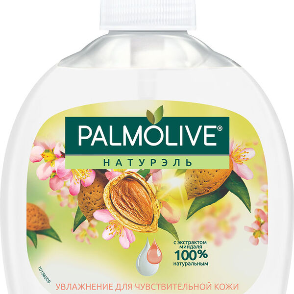 Мыло жидкое Palmolive Натурэль Увлажнение для чувствительной кожи Миндаль и Увлажняющее молочко