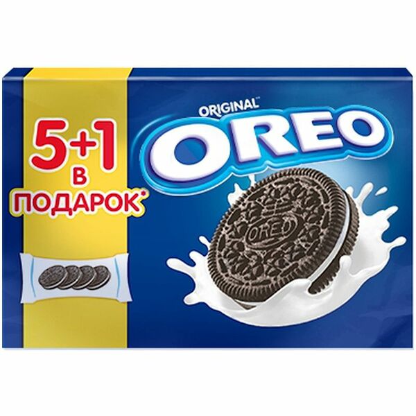 Печенье Oreo с какао начинкой ваниль, 228г