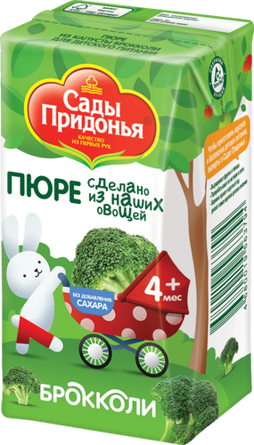 

Пюре Сады Придонья Брокколи с 4 месяцев 125 г