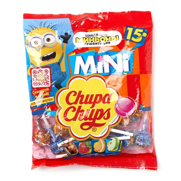 Леденцы Chupa Chups мини-пакет 90г, Россия