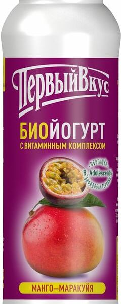 Биойогурт Первый Вкус Манго-Маракуйя 2.5% 270г