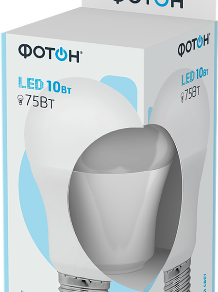 Лампа светодиодная Фотон груша E27 10Вт холодный