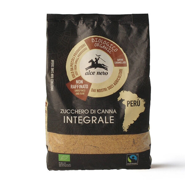 Сахар тростниковый коричневый Alce Nero