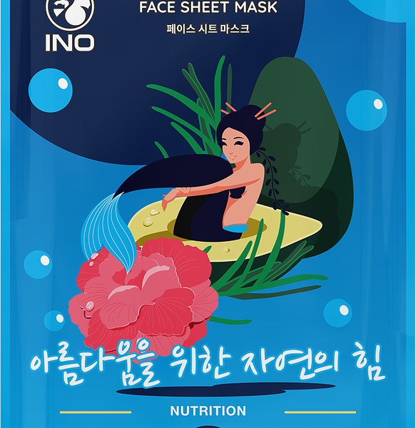 Маска тканевая INO Авокадо и камелия питательная 25 мл