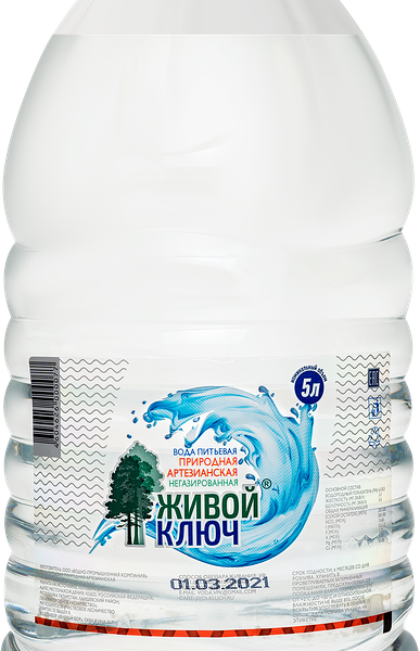 Вода артезианская ЖИВОЙ КЛЮЧ природная негазированная