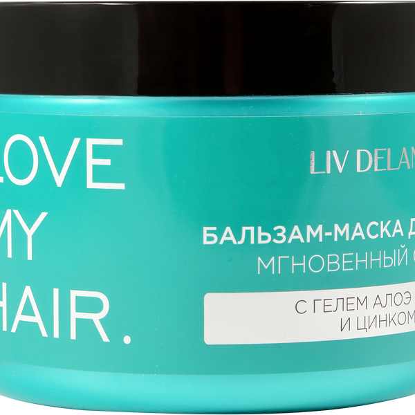 Бальзам-маска для волос LIV DELANO Мгновенный объем с гелем алоэ вера и цинком