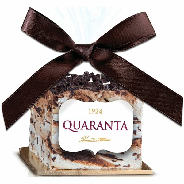 Нуга Quaranta с темным шоколадом, 130г