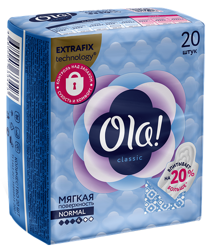 Прокладки OLA! Classic Normal, 20шт