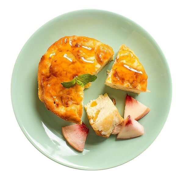 Запеканка творожная с грушей и персиком, Уже Готово 250 г