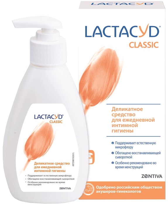 

Средство для интимной гигиены Lactacyd Classic 200 мл