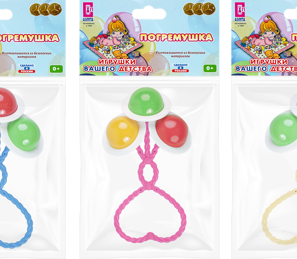 Погремушка ИВД Букетик 1шт в ассортименте