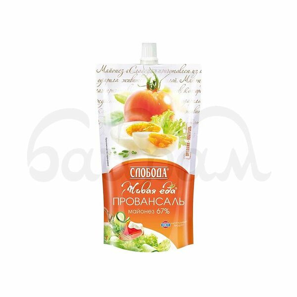 Майонез Слобода 67% 230мл Провансаль дой-пак