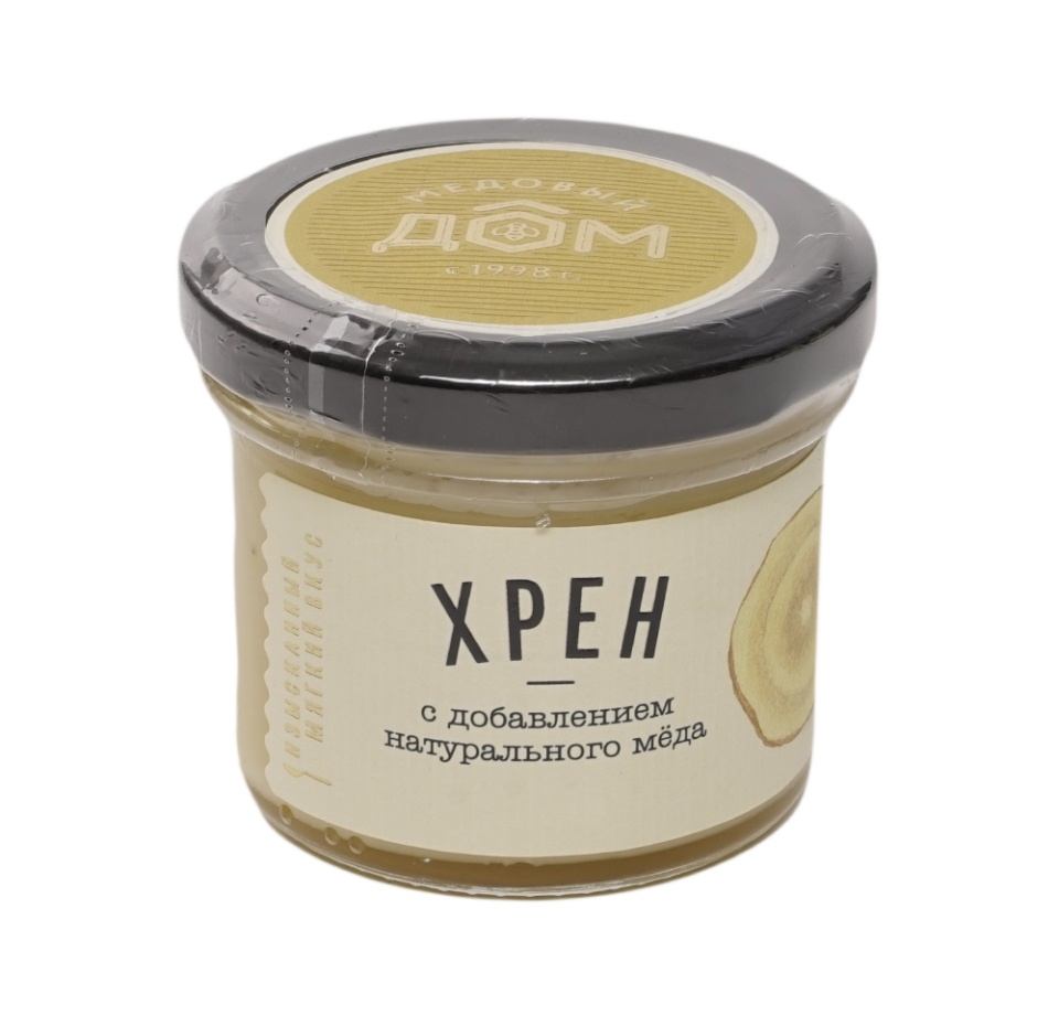 

Хрен Медовый дом с добавлением натурального мёда, 100г