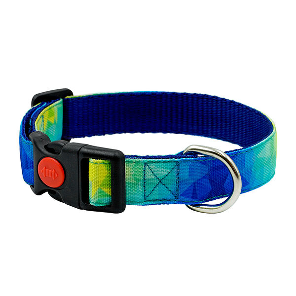 Ошейник Zooexpress ART LINE Тригонометрия капрон фастекс для собак 22-35 см