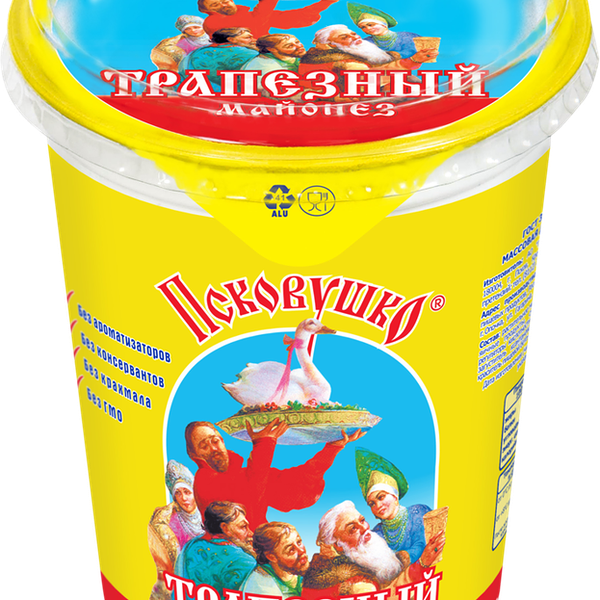 Майонез ПСКОВУШКО Трапезный 50%