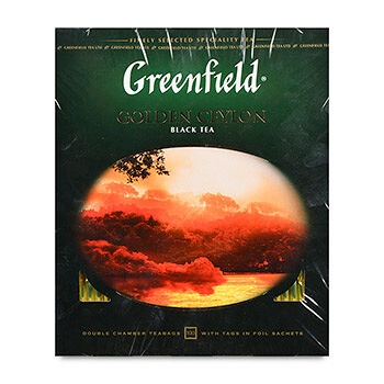 Чай черный Greenfield Golden Ceylon пакетированный 100х2г