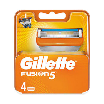 Кассеты для бритья Gillette Fusion 5 лезвий, 4 шт.