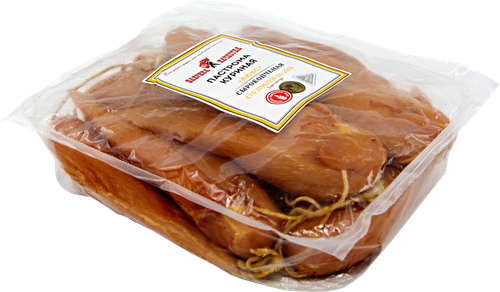 

Пастрома сырокопченая куриная Фабрика качества, Люкс 3-й сорт, весовая