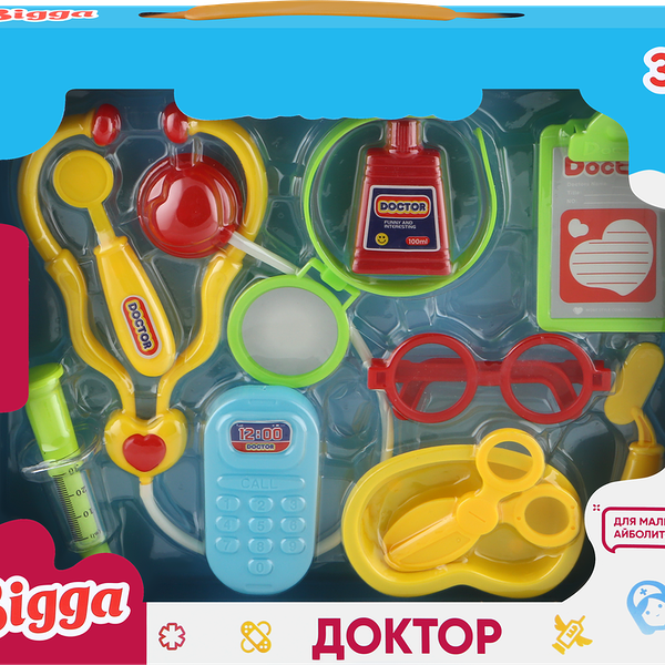 Набор игровой Bigga Доктор, 11 предметов