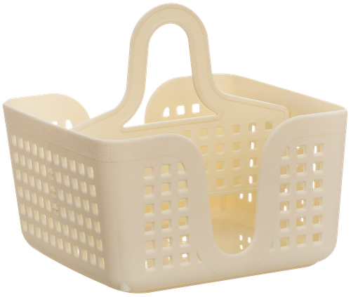 Органайзер VIOLET 15х15х16см, слоновая кость, пластик Арт. V430026