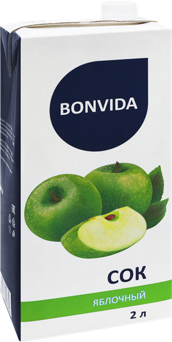 

Сок Bonvida Яблочный 2 л