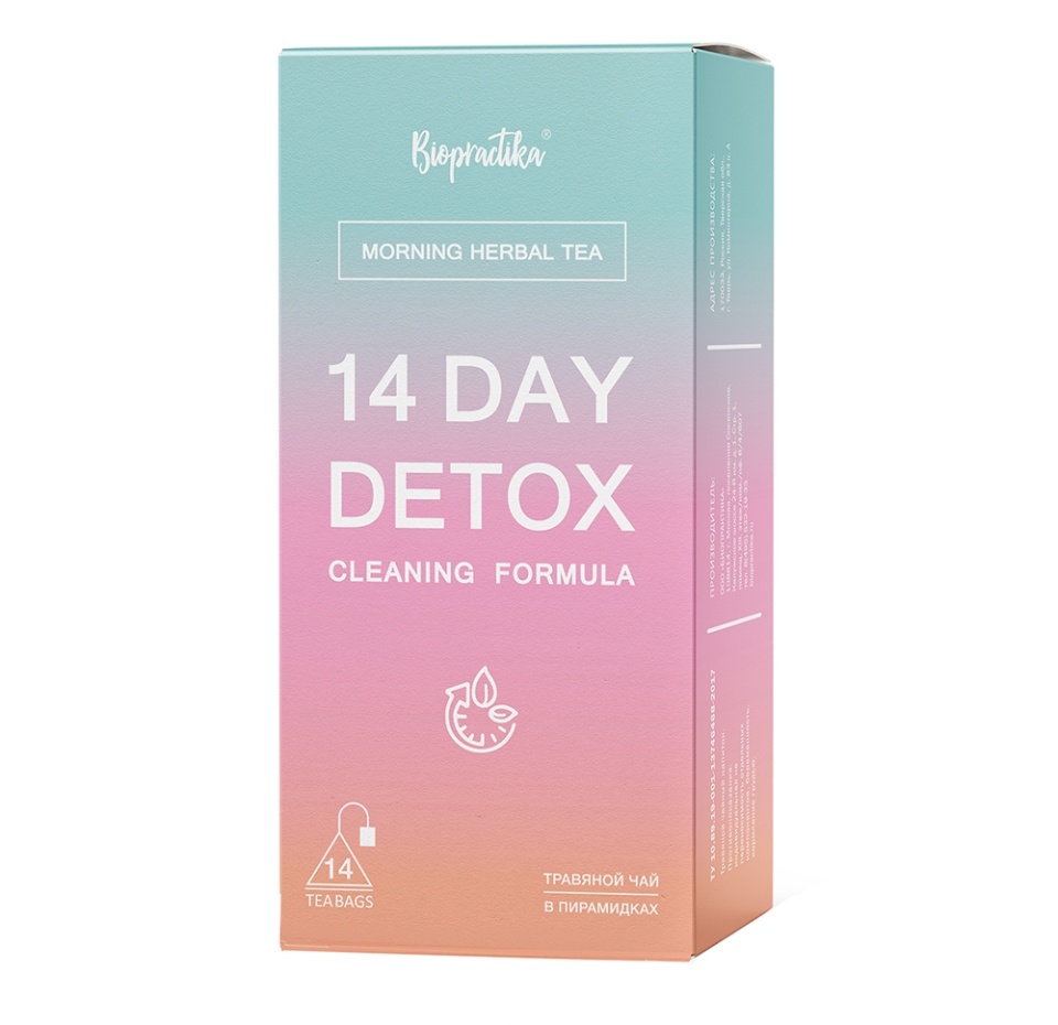 

Фиточай Biopractika 14 Day Detox 14 пак.