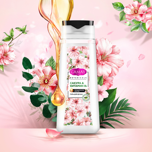 

Гель для душа Camay Botanicals Японская Сакура 250 мл