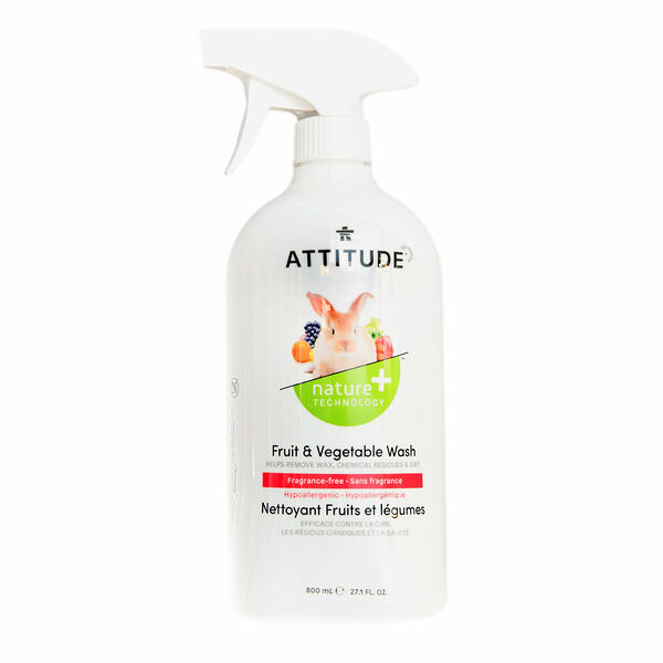 Средство для мытья овощей и фруктов ТМ Attitude (Аттитюд)