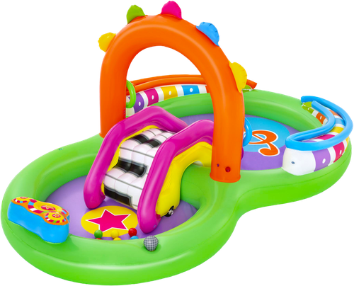 

Игровой центр надувной Bestway Музыкальный 114 л + 235 л 295x190x137 см арт. 53117