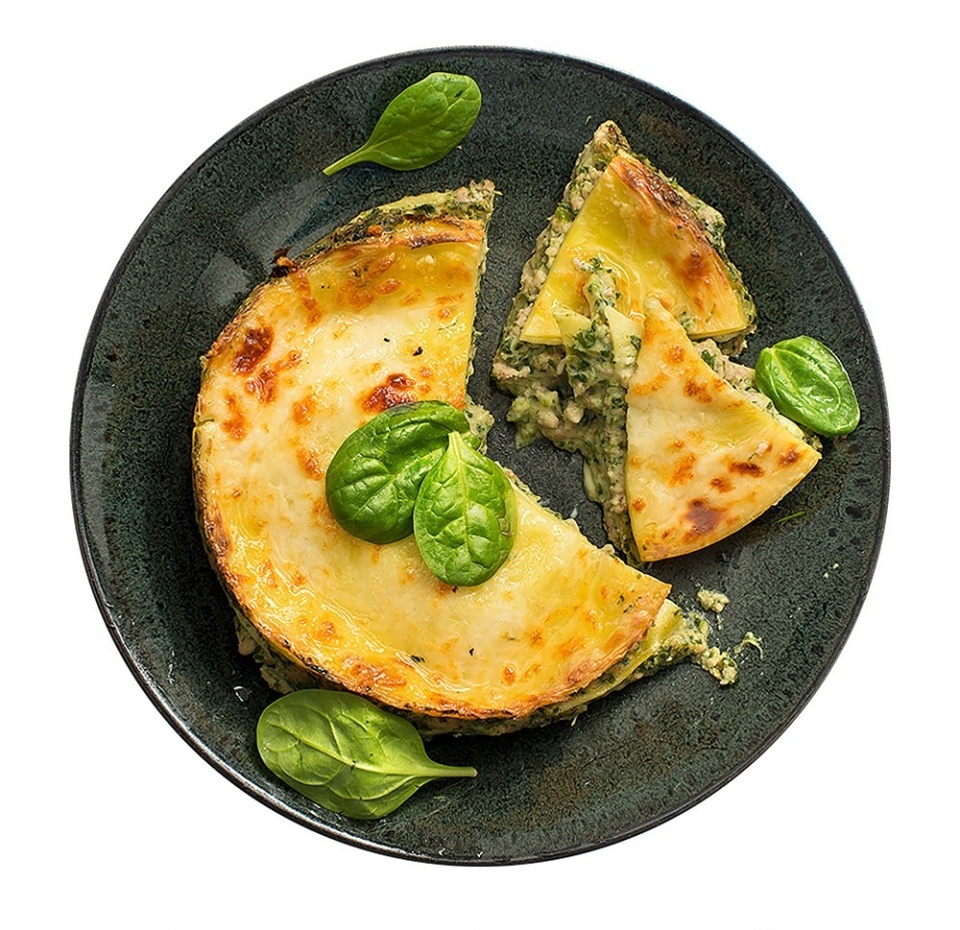 

Лазанья Уже Готово Вкусно детям из индейки и шпината 300 г