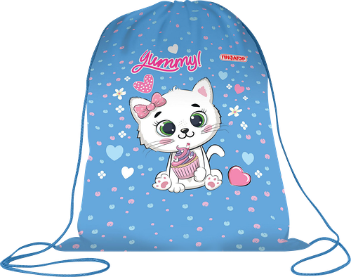 Мешок для обуви ПИФАГОР Yummy cupcake, 1 отделение, 42х34см, Арт. 271603/5