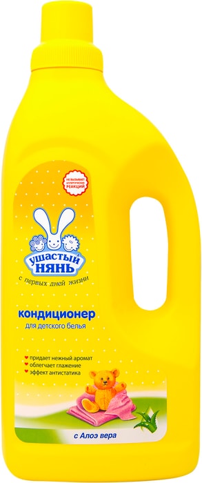 

Кондиционер для детского белья Ушастый нянь с Алоэ Вера, 1.2 л