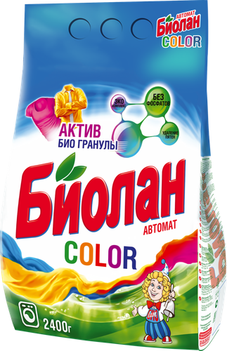 

Стиральный порошок Биолан Color автомат 2.4 кг