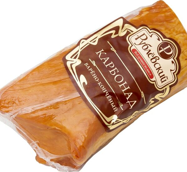 Карбонад Рублевский варено-копченый вес