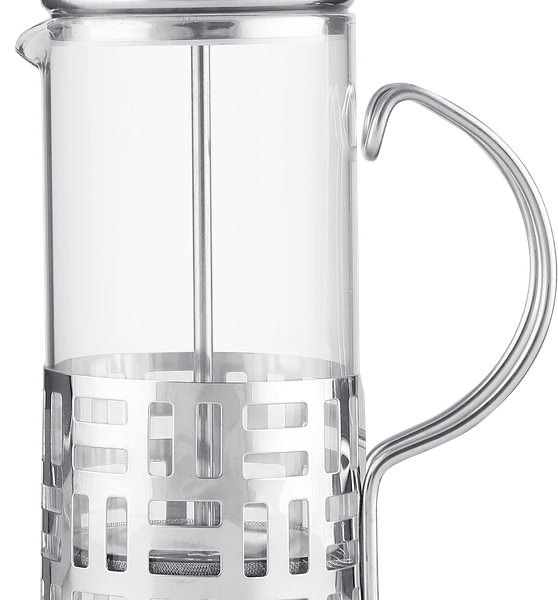 Френч-пресс HOMECLUB Classic стекло, нержавеющая сталь 600мл