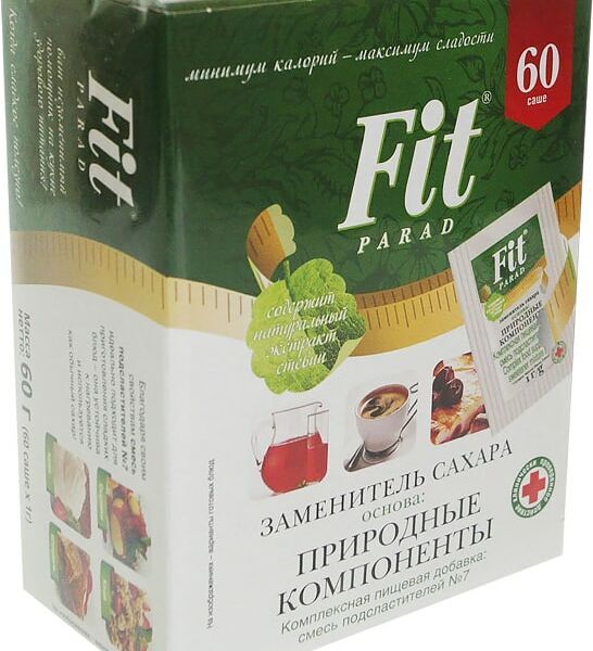 Заменитель сахара Fitparad №7 60шт