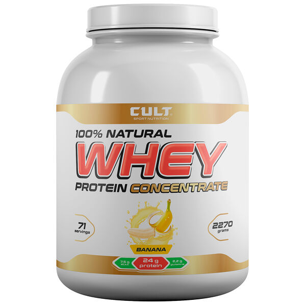 Cult Whey Protein Concentrate 75 банан 2270г