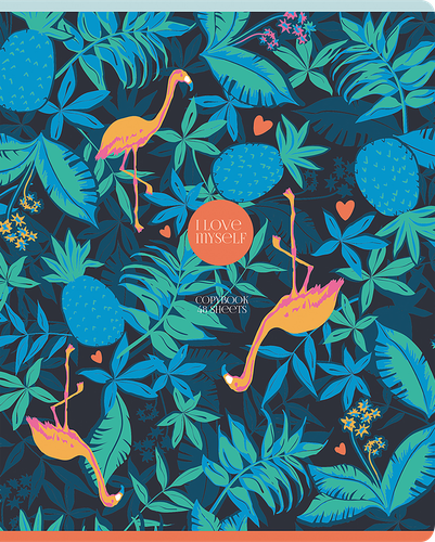 

Тетрадь BG Люблю себя, А5, 48 листов, в клетку, в ассортименте