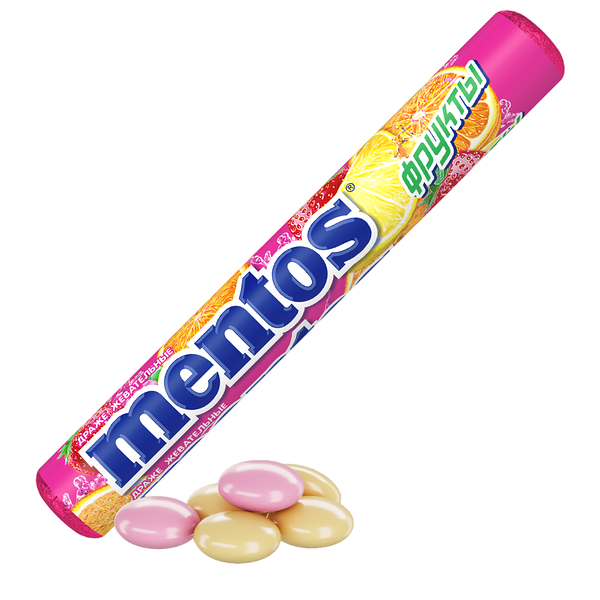 Драже жевательные Mentos Фрукты