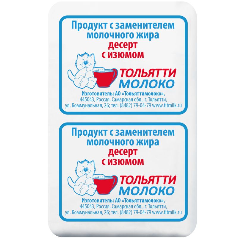 

Десерт ТольяттиМолоко с изюмом 28% 100 г